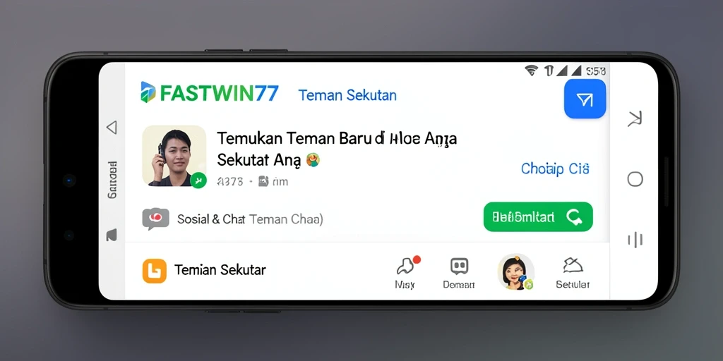 Tampilan antarmuka aplikasi FASTWIN77 yang menarik dan fungsional.