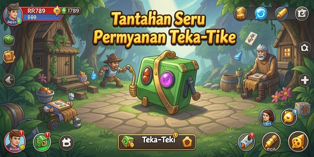 Antarmuka utama RR789 dengan berbagai teka-teki menarik.