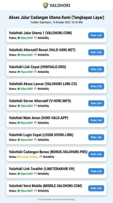 Link Alternatif Valohoki untuk Pengguna Android